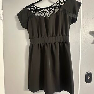 Silence + Noise Black Mini Dress